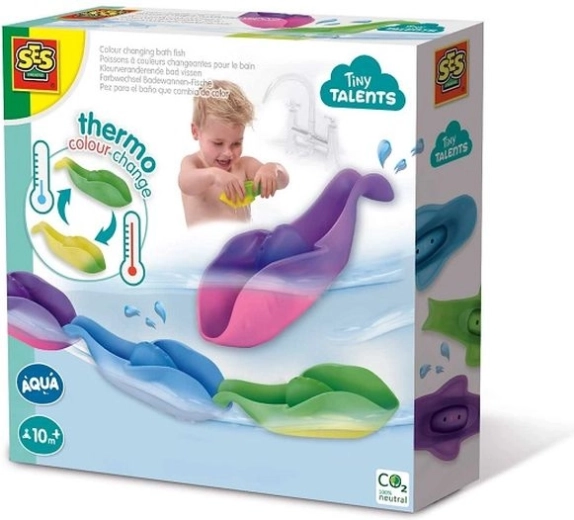 SES Creative Tiny Talents pesciolini da bagno che cambiano colore