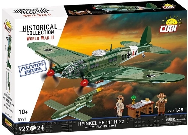 Costruzioni COBI Heinkel He 111 H-22 con bomba volante V1 (1:48)