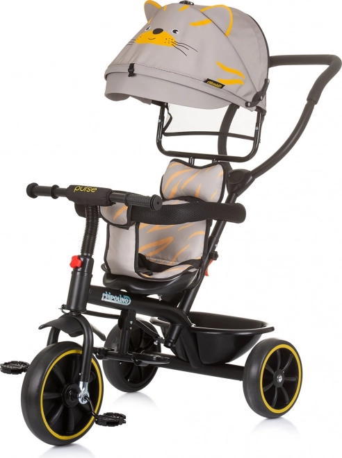 Triciclo con tettuccio per bambini 2 in 1 Pulse Cipolino