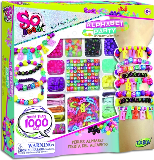 Tasia set per braccialetti con nomi 1000 pz