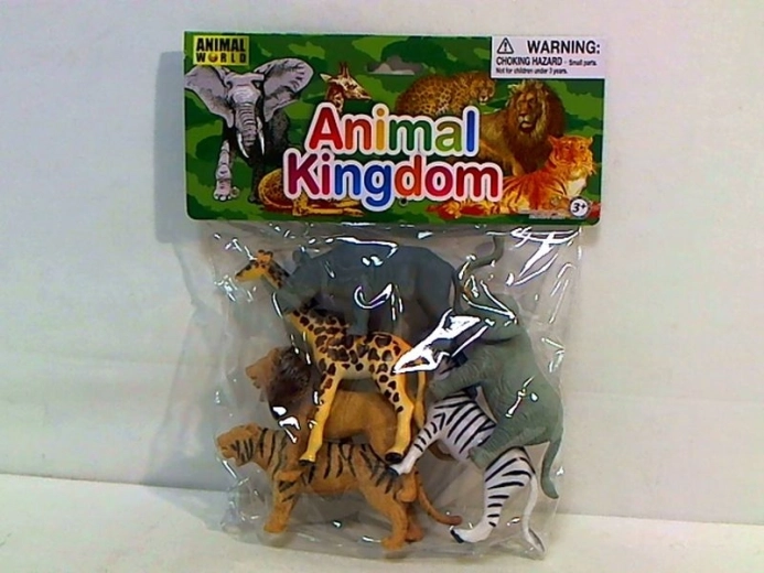 Set di figurine di animali selvatici 10 cm (6 pz)