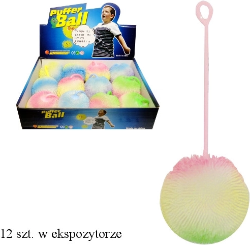 Pallina antistress luminosa con morbide punte e impugnatura