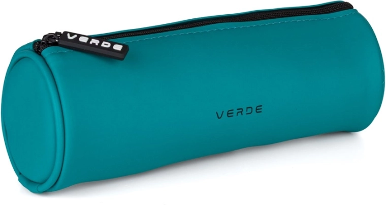 Astuccio rotondo per matite in PU VERDE Milano