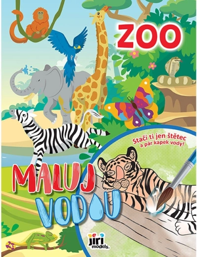 Dipingi con l’acqua A4 zoo