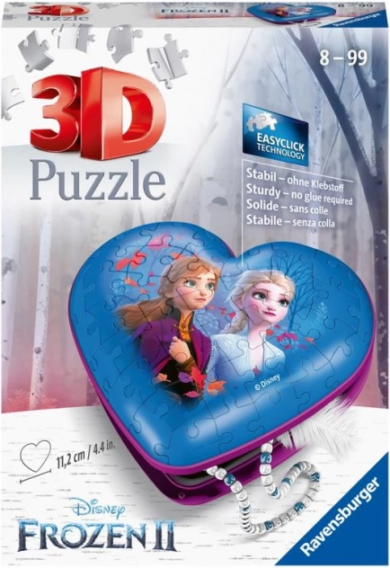 Puzzle 3D cuore Frozen 2