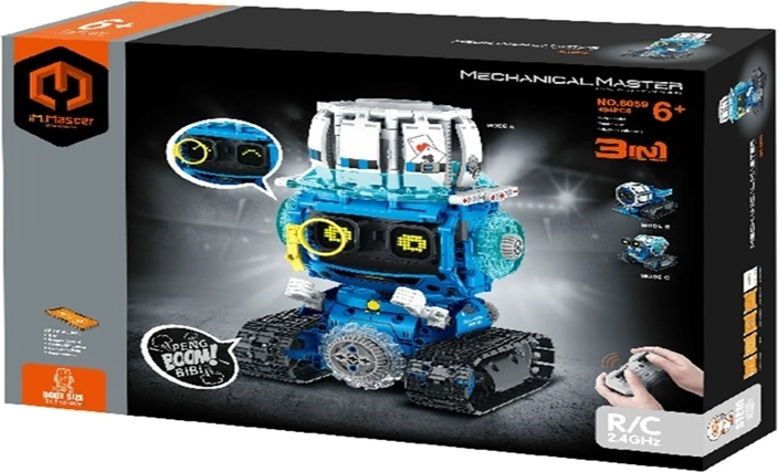 iM.Master kit di montaggio per robot programmabile su cingoli 3 in 1 (494 pezzi)
