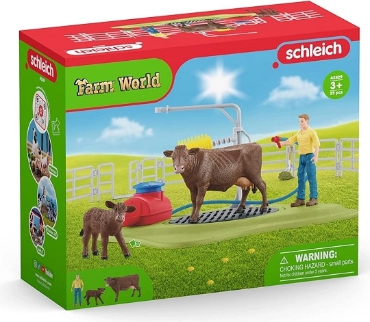 Schleich Farm World angolo lavaggio per il bestiame