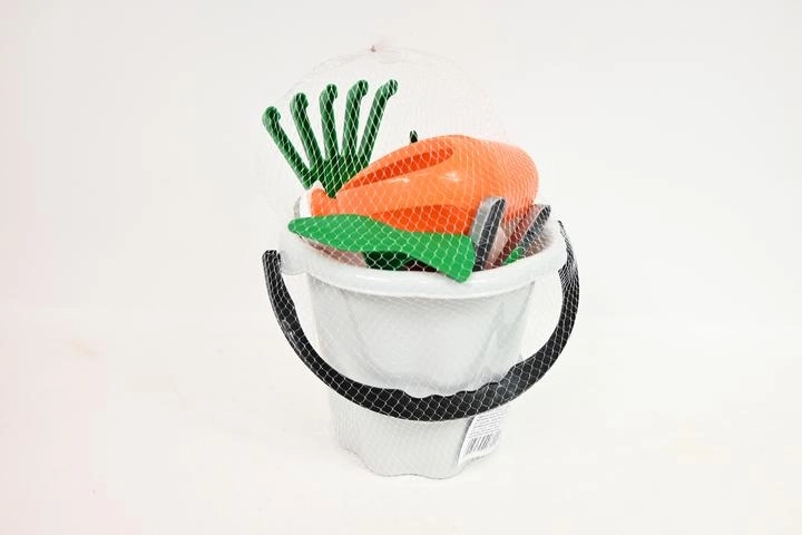 Set da giardinaggio per piccoli giardinieri con secchiello