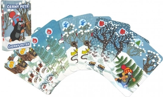 Černý Petr - Krteček in inverno carte da gioco