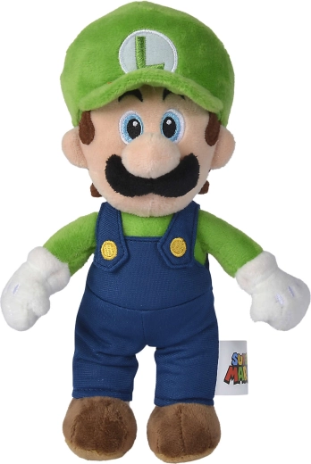 Pupazzo di peluche Luigi Super Mario 23 cm