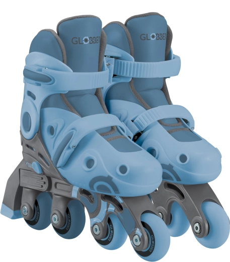 Pattini in linea per bambini Learning Skates 2in1 blu taglia 26–29