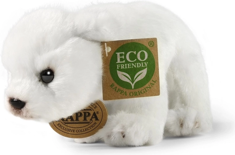 Rappa Orso polare di peluche in piedi 19 cm Eco-friendly