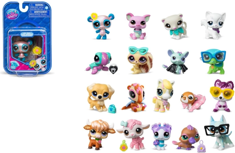 Action figure Littlest Pet Shop – animaletto da collezione con accessorio (mix di soggetti)