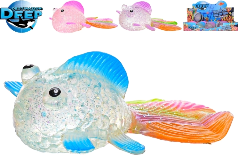 Pesciolino antistress elastico 6 cm – oro