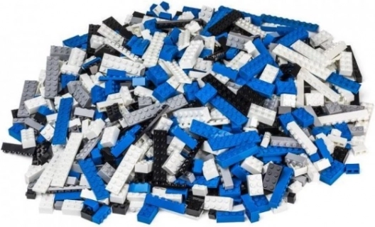 Set di costruzione della polizia L-W Toys 1000 pezzi