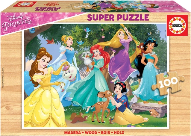 Puzzle in legno DISNEY principesse 100 pezzi EDUCA
