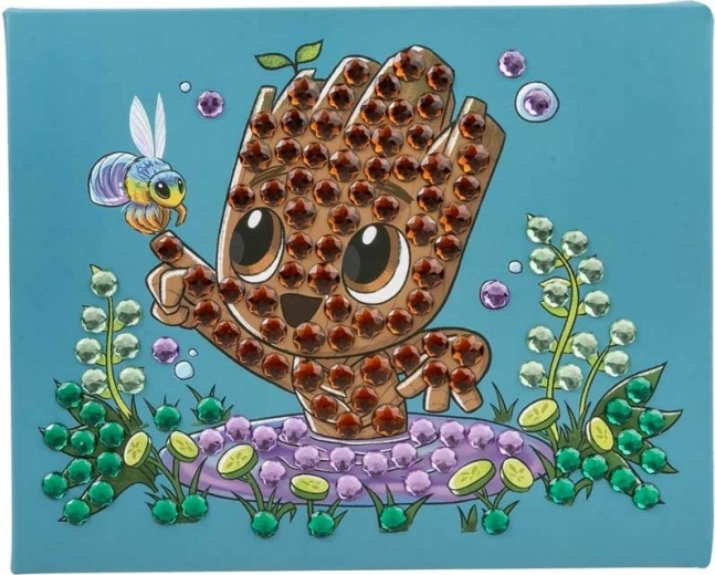 Pittura a diamante Junior Star Wars: Groot