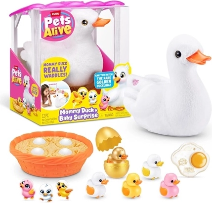ZURU Pets Alive mamma anatra con sorpresa