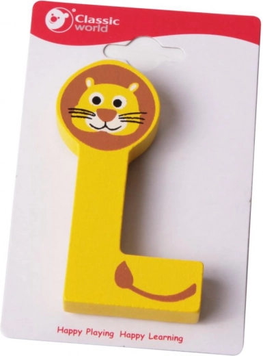 Classic World lettera in legno L