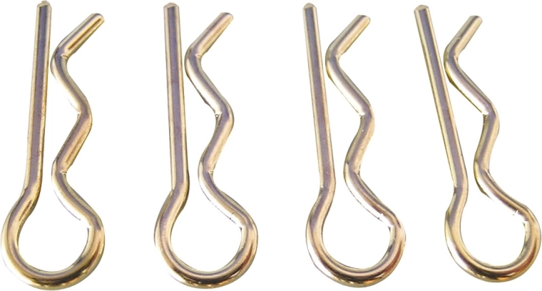 Clip per carrozzeria per modelli RC 1:8, 4 pezzi