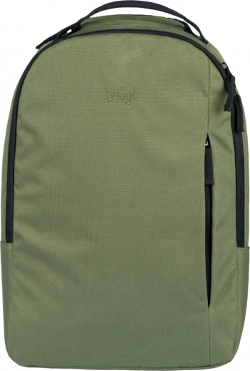 baagl zaino earth khaki in materiale riciclato 18 l