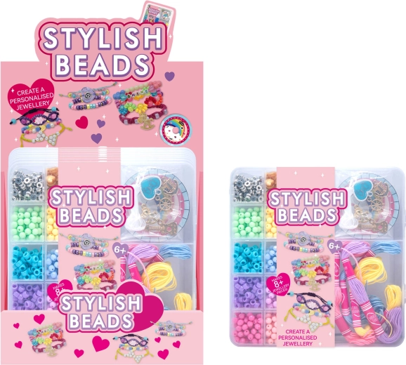 Set per creare braccialetti con perline e ciondoli