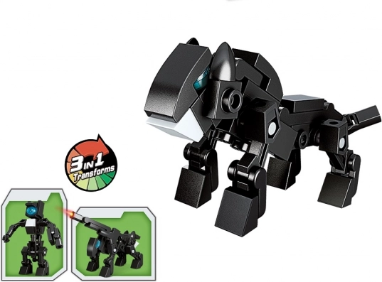 Qman squadra da combattimento multivariabile 3in1 Leopard