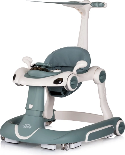 Girello interattivo per bambini Chipolino Happy Walker 5 in 1 verde