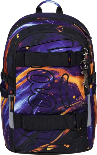 Zaino scolastico Baagl Skate Vibe in materiali riciclati