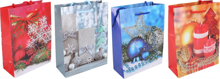 Borsa regalo di medie dimensioni Natale