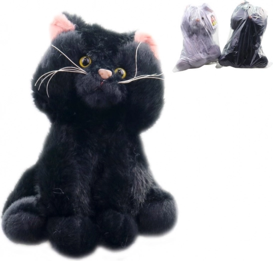 Gatto in peluche seduto 27 cm
