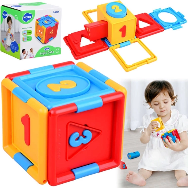 Cubo educativo per bambini 2+