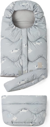 Sacco termico LEOKID Transformer grigio chiaro Woof
