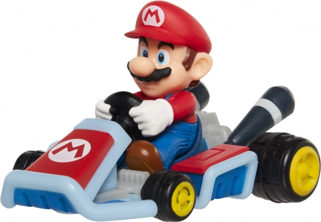 Super Mario automobili in miniatura con figurina