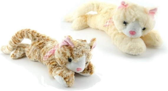 Gattina di peluche sdraiata 39 cm con suoni, 2 colori, 0+