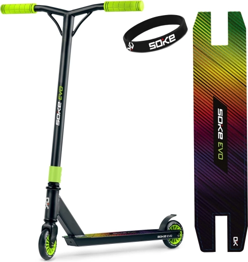 Monopattino freestyle SOKE EVO verde