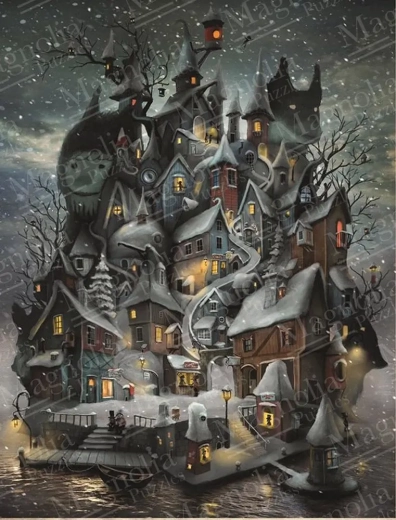 Puzzle Magnolia Isola Willoville 1000 pezzi