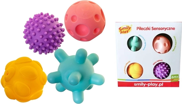 Palline sensoriali per bambini - 4 pezzi