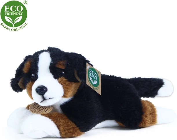 Cane da montagna del Bernese di peluche sdraiato 23 cm ECO friendly