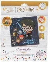 Cartolina Crystal Art – HARRY POTTER Family 18 × 18 cm
