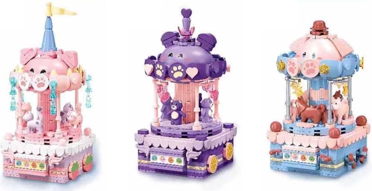 Sluban giostra con animaletto – set di costruzione