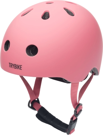 Casco per bambini Trybike per bici e pattini rosa XS