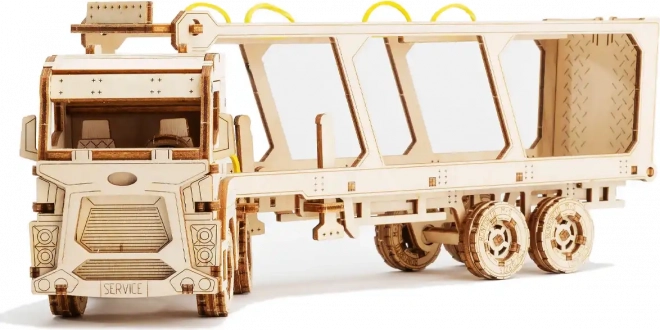WOODEN CITY puzzle 3D Superfast Car Carrier Truck