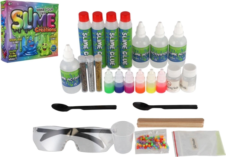 Kit per creare slime fosforescente al buio in scatola