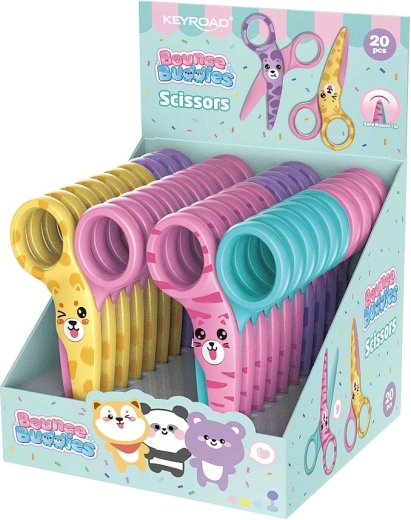 Forbici di sicurezza per bambini KEYROAD Animaletti 10,5 cm