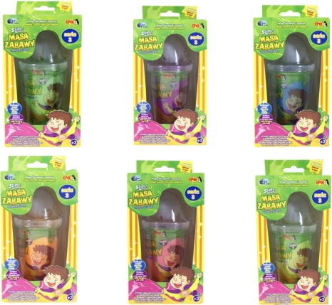 Slime appiccicoso con pallina luminosa