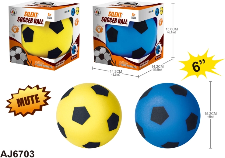 Pallone da calcio silenzioso 15 cm