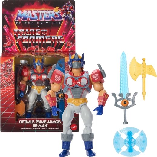 Masters of the Universe Origins x Transformers action figure Optimus Prime 14 cm
