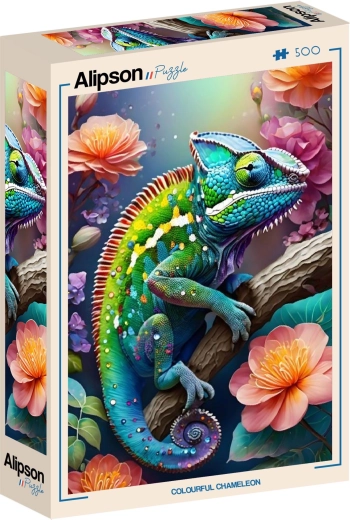Puzzle Alipson Camaleonte colorato 500 pezzi