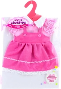 Vestitino rosa per bambola 22 × 22 cm